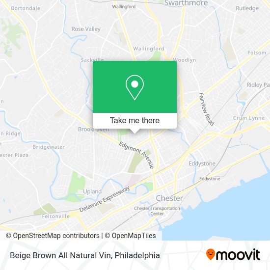 Beige Brown All Natural Vin map