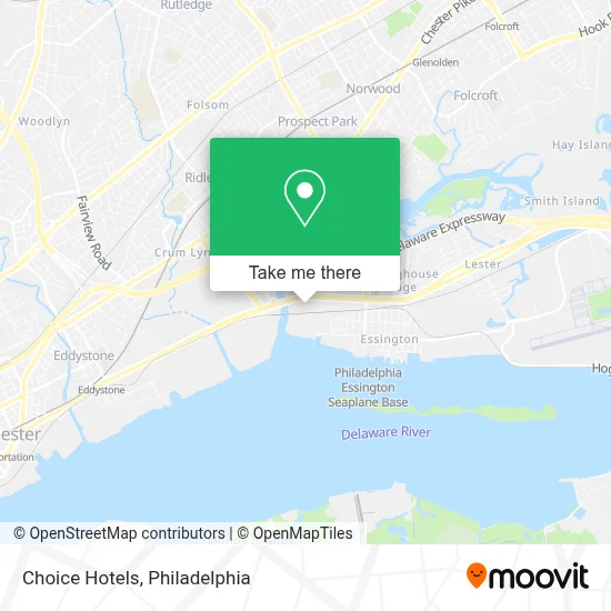 Choice Hotels map