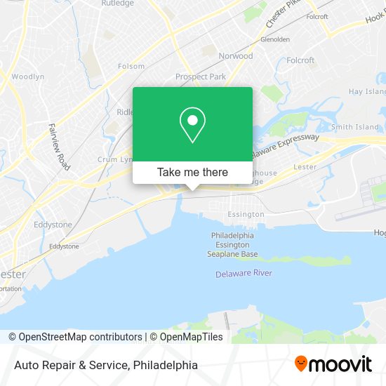 Auto Repair & Service map
