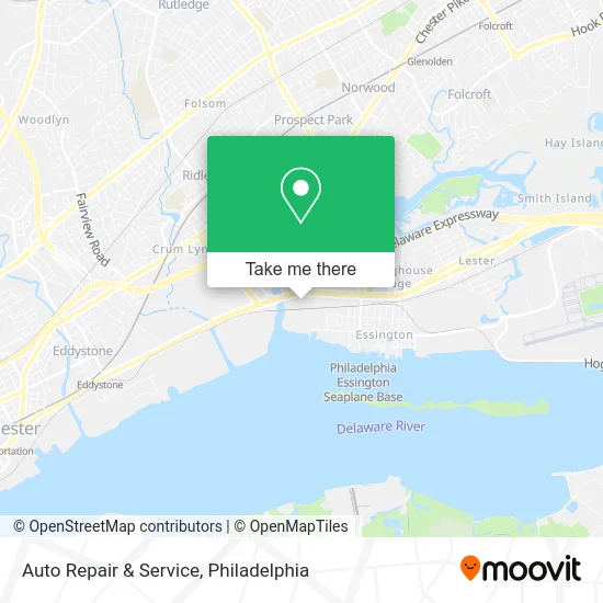 Auto Repair & Service map
