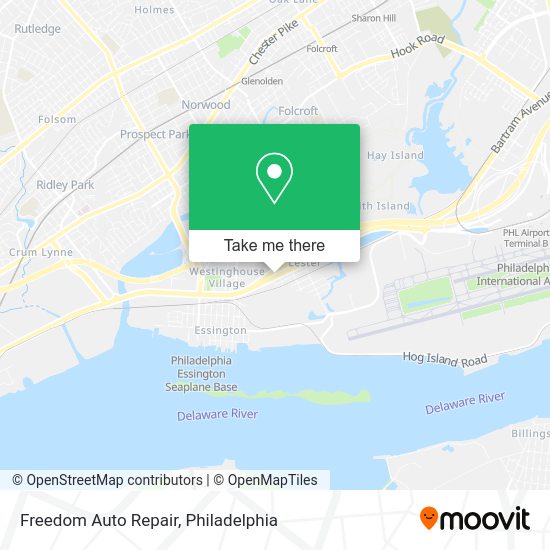 Mapa de Freedom Auto Repair