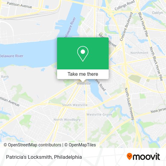 Patricia's Locksmith map