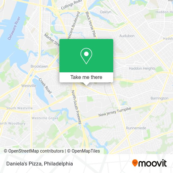 Daniela's Pizza map