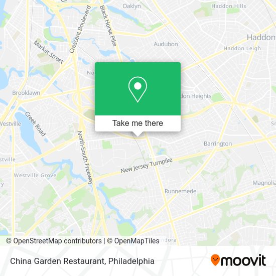 China Garden Restaurant map