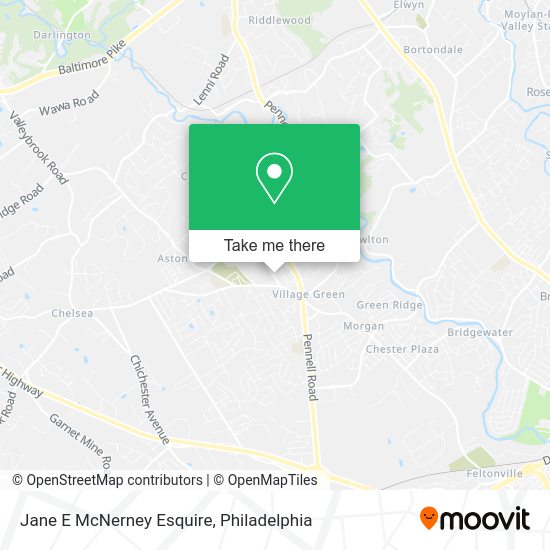 Jane E McNerney Esquire map