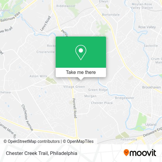 Mapa de Chester Creek Trail