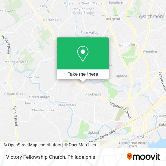 Mapa de Victory Fellowship Church