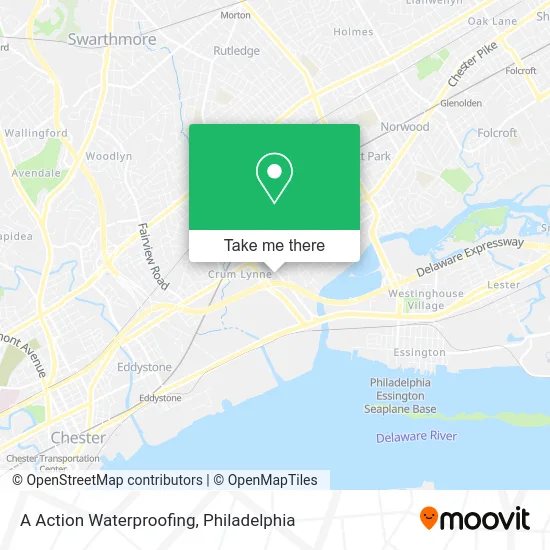 Mapa de A Action Waterproofing