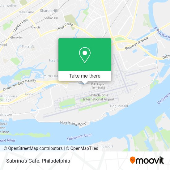 Sabrina's Café map