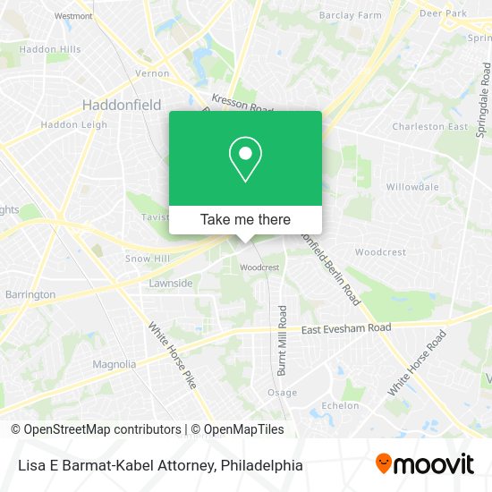 Lisa E Barmat-Kabel Attorney map