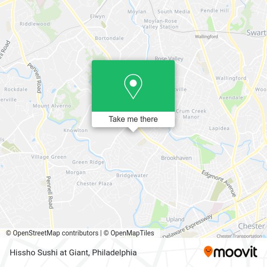 Mapa de Hissho Sushi at Giant
