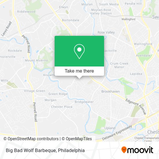 Big Bad Wolf Barbeque map