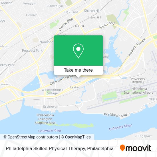 Mapa de Philadelphia Skilled Physical Therapy