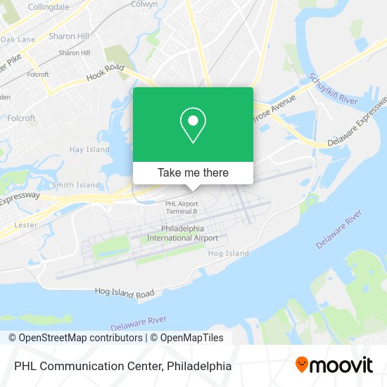 Mapa de PHL Communication Center