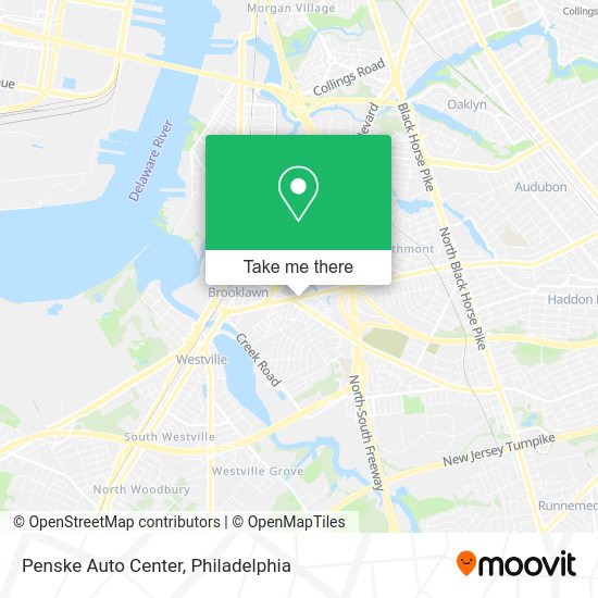 Mapa de Penske Auto Center