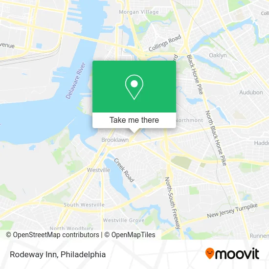 Mapa de Rodeway Inn