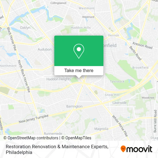Restoration Renovation & Maintenance Experts map