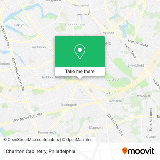 Charlton Cabinetry map
