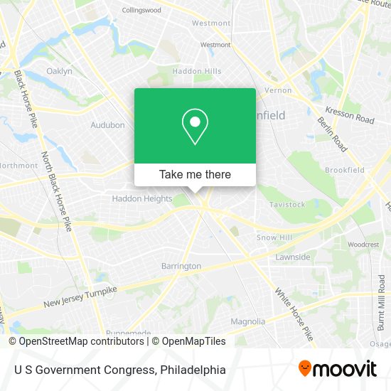 U S Government Congress map