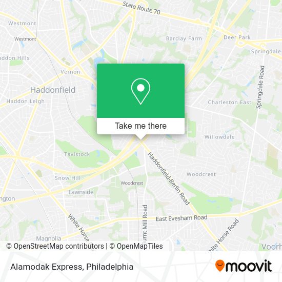 Mapa de Alamodak Express