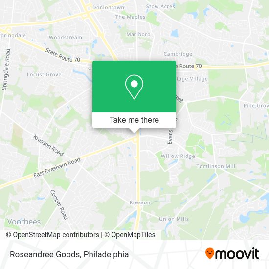 Roseandree Goods map