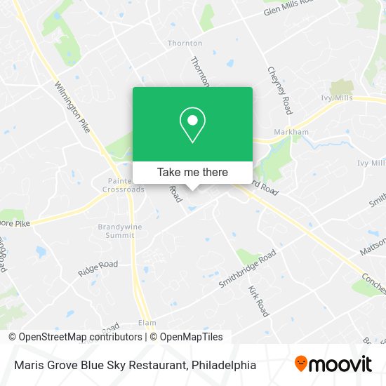 Mapa de Maris Grove Blue Sky Restaurant