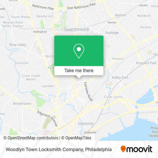 Woodlyn Town Locksmith Company map