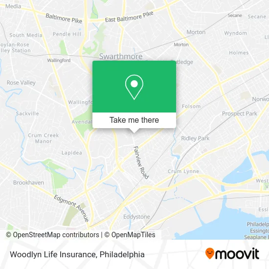 Woodlyn Life Insurance map