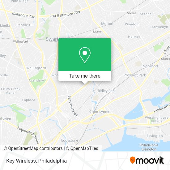 Mapa de Key Wireless