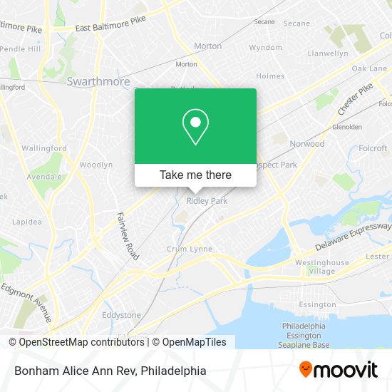 Bonham Alice Ann Rev map