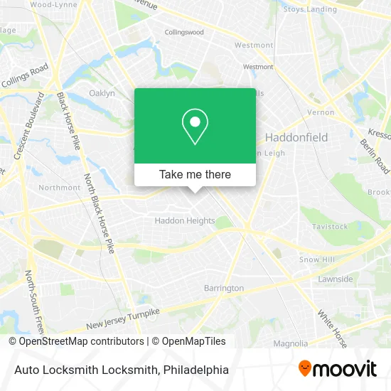 Auto Locksmith Locksmith map