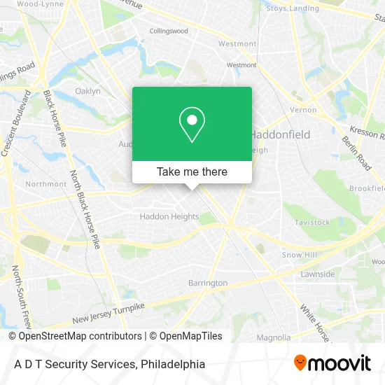 A D T Security Services map