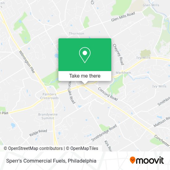 Mapa de Sperr's Commercial Fuels
