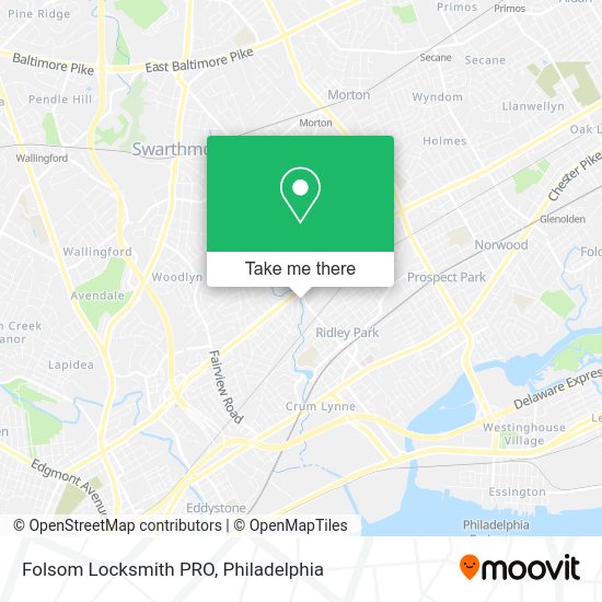 Folsom Locksmith PRO map