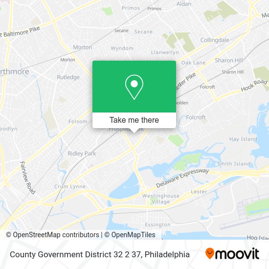 Mapa de County Government District 32 2 37