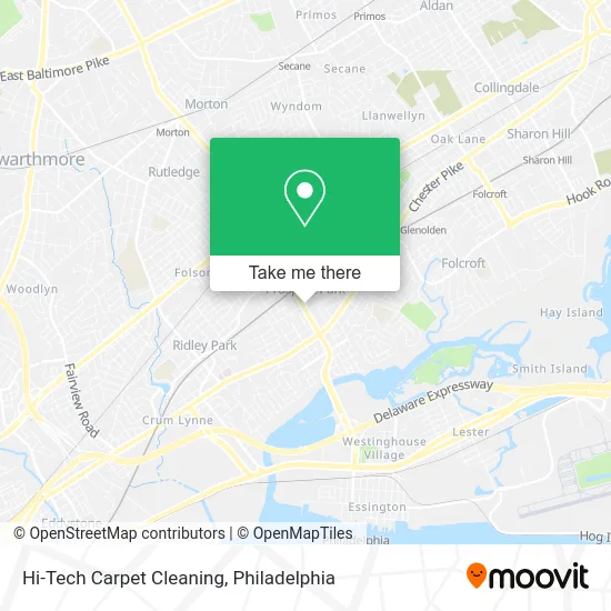 Hi-Tech Carpet Cleaning map