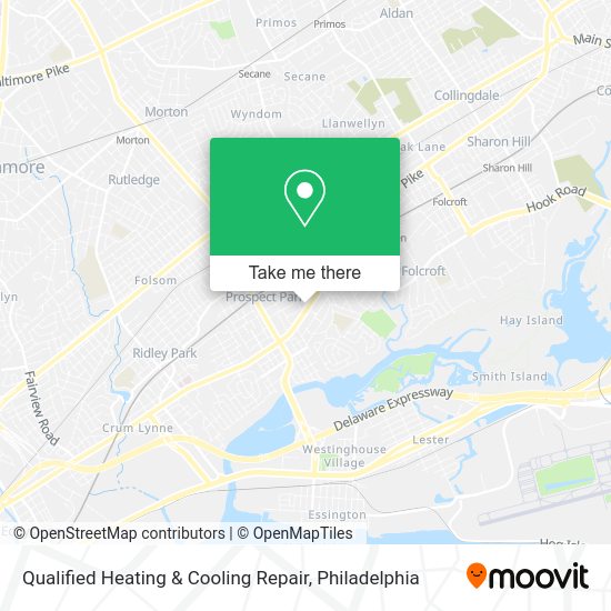 Mapa de Qualified Heating & Cooling Repair