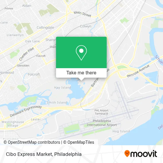 Cibo Express Market map