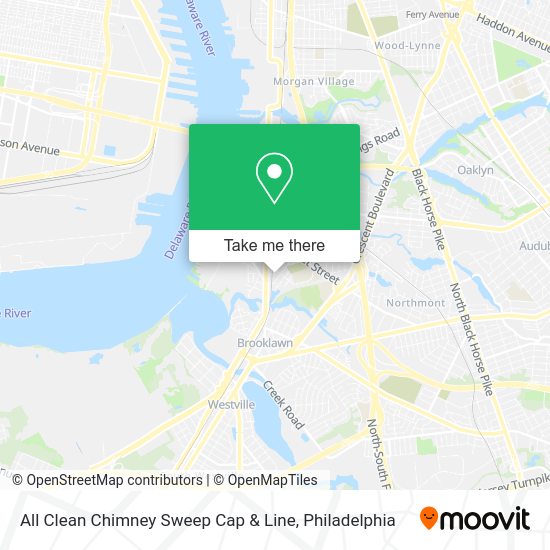 All Clean Chimney Sweep Cap & Line map