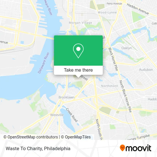 Waste To Charity map