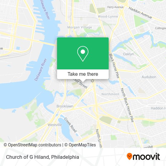 Church of G Hiland map