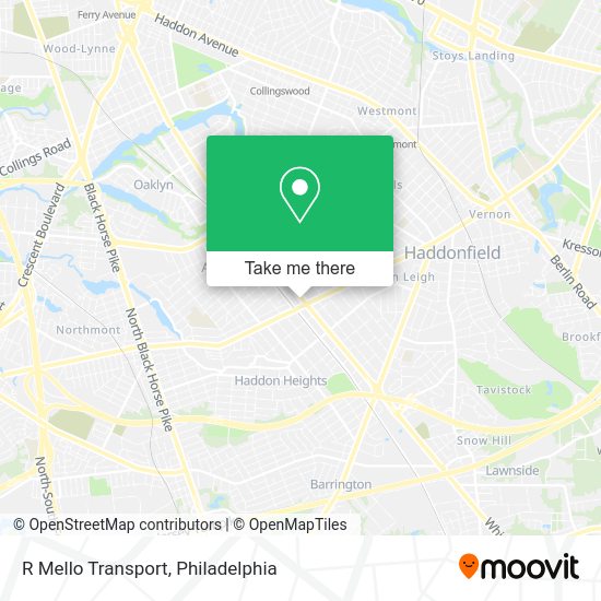 Mapa de R Mello Transport