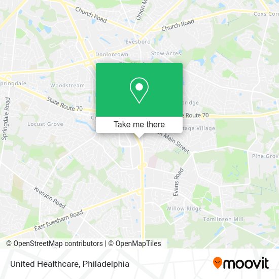 United Healthcare map