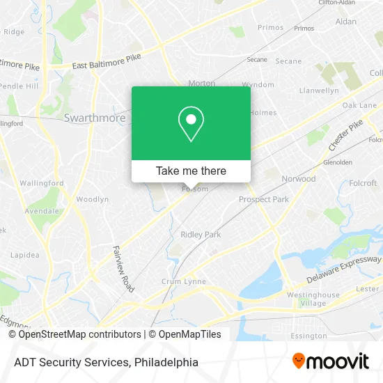 Adt Security Services map