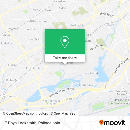 7 Days Locksmith map