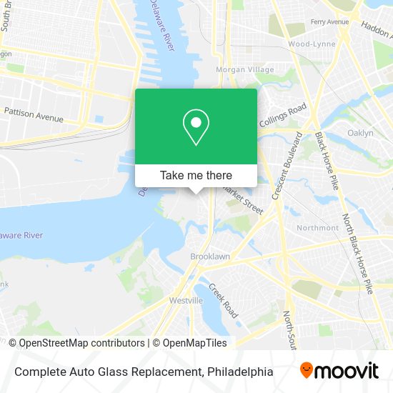 Complete Auto Glass Replacement map