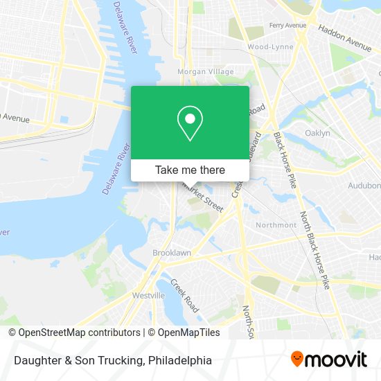 Daughter & Son Trucking map