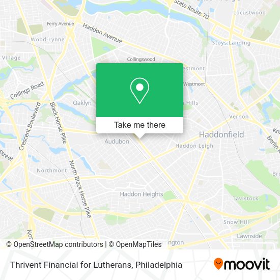 Mapa de Thrivent Financial for Lutherans