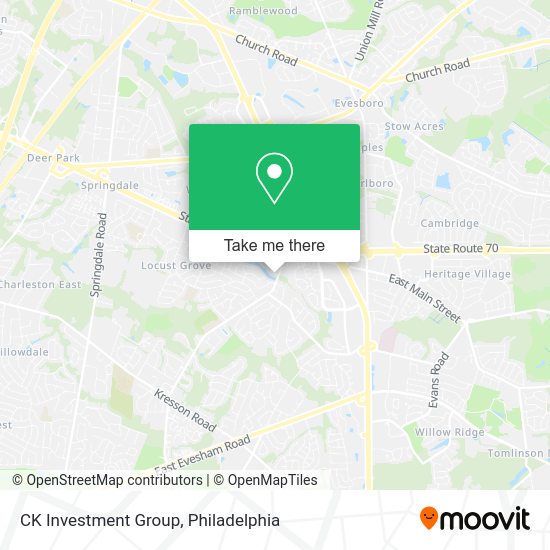 CK Investment Group map