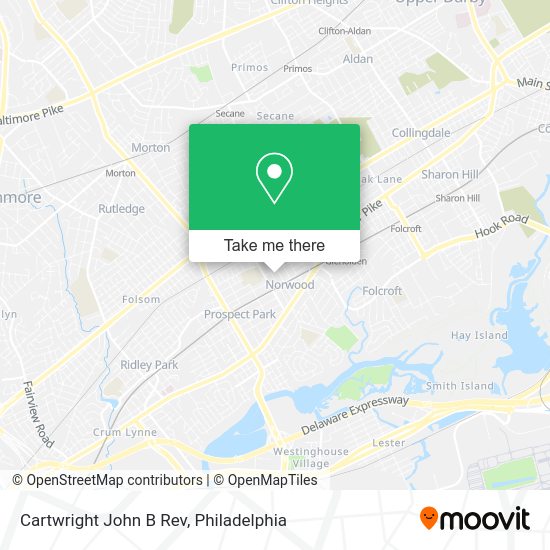 Cartwright John B Rev map